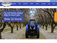 Tablet Screenshot of gartontractor.com
